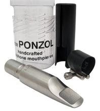 Load image into Gallery viewer, Ponzol Vintage Model Stainless Steel Tenor Saxophone Mouthpiece - Ponzol Mouthpieces