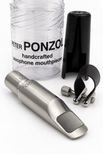 Load image into Gallery viewer, Ponzol Stainless Steel Alto Saxophone Mouthpiece - Ponzol Mouthpieces