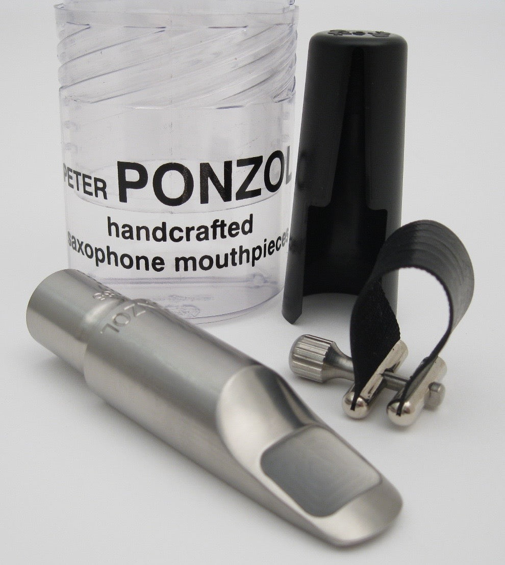 Ponzol Stainless Steel Alto Saxophone Mouthpiece