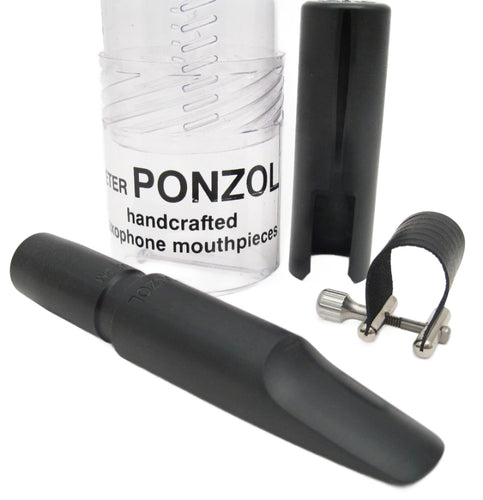 Ponzol Custom Delrin Baritone Saxophone Mouthpiece